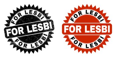 Kirli Yüzeyli LeSBI Siyah Rosette Mühür Mührü