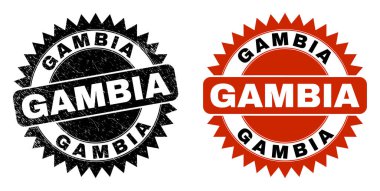 GAMBIA Siyah Güllü Mühür Mührü