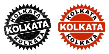 Kirli desenli KOLKATA Siyah Gül Mührü