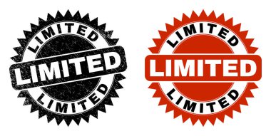 Sınırlı Siyah Rosette Filigranı Aşınmış Yüzey