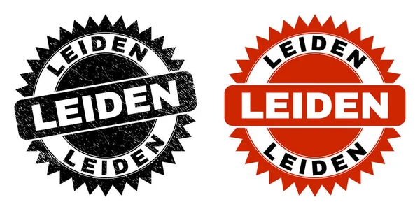 Çürümüş yüzeyi ile LEIDEN Siyah Rosette Filigranı