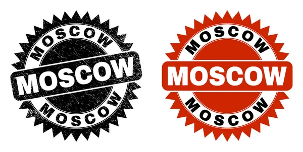 MOSCOW Kirli Yüzeyli Siyah Rosette Filigranı