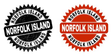 NORFOLK ADLAND Siyah Gül Mührü ile aşınmış doku