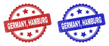 ALMANLIK, HAMBURG Rosette Pulları Aşınmış Biçimi Kullanıyor