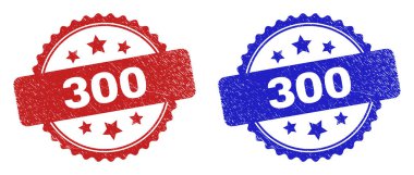 Kirli yüzeyi olan 300 Rosette Filigranı