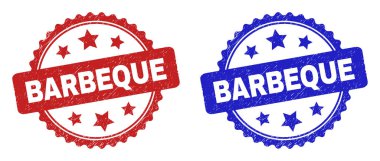 Aşınmış BARBEQUE Rosette Mühürleri