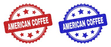 Çizik Biçimini kullanarak Amerikan Kahvesi Mühür Mührü