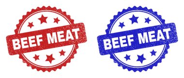 BeEF MEAT Rosette Damgaları Aşınmış Biçim Kullanıyor