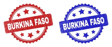 BURKINA FASO Rosette Aşınmış Biçimli Mühürleri