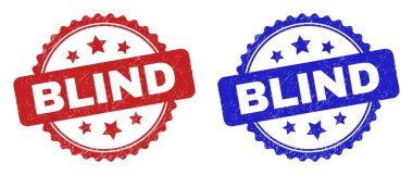 Kirli dokuyu kullanarak Kör Rosette Damga Mühürleri