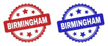 KIRMINGHAM Rosette Damgaları Çizik Biçimini Kullanıyor