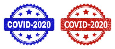 COVID-2020 Rosette Tehlike Yüzeyi Damgaları