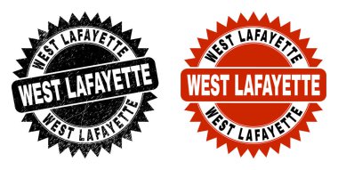 BATI LAFAYETTE Grunge desenli Black Rosette Pulu