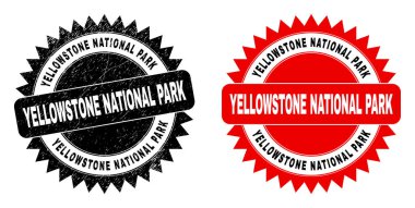 YELLOWStone ULUSAL PARK Black Rosette Mühür Mührü