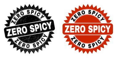 ZERO Baharatlı Siyah Rosette Damgalı Kirli Doku