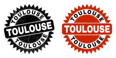 Kauçuk Yüzeyli TOULOUSE Black Rosette Pulu