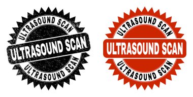 ULTRASOUND Tarama Kara Gül Mühür Mührü Çizik Biçimli