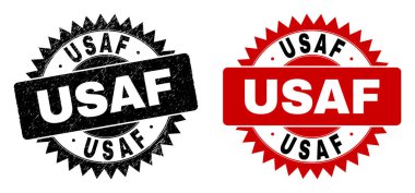 Çürümüş desenli USAF Siyah Gül Mührü