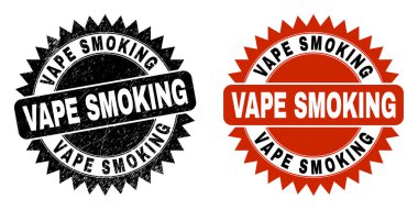 VAPE Sigara İçen Siyah Gül Mühür Mührü