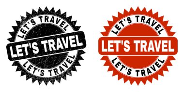 Gezgin Kara Gül Mühür Mührü ile Grunge Surface