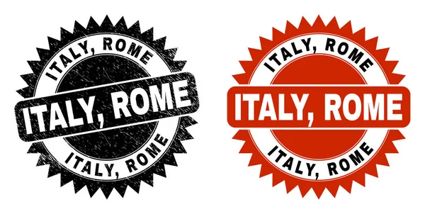 İTALYA, ROME Siyah Gül Mührü Aşınmış Yüzey