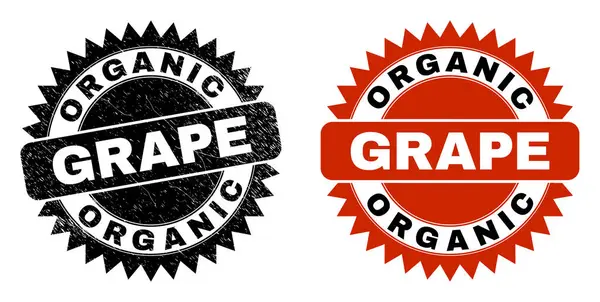 ORGANIC GRAPE Siyah Gül Damgası Çizik Doku