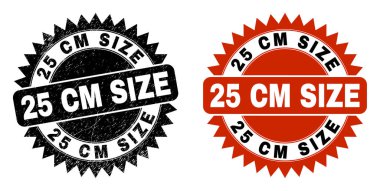 Çizik Biçimli 25 CM SIZE Siyah Rosette Mühür Mührü