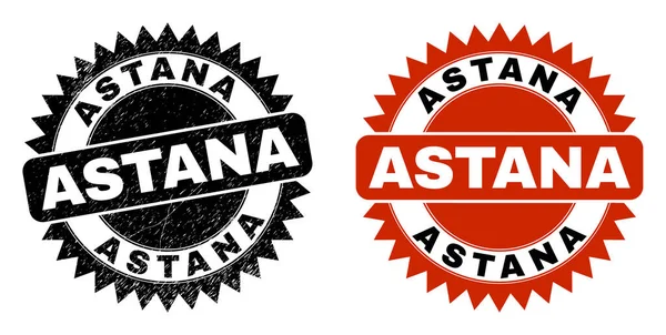 Kirli yüzeye sahip ASTANA Siyah Gül Mührü