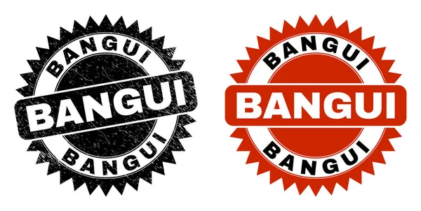 Grunge Surface ile BANGUI Black Rosette Damga Mührü