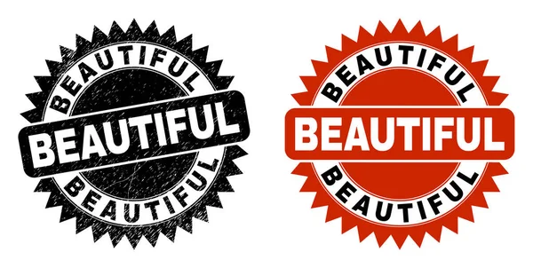 Kauçuk Yüzeyli Güzel Siyah Gül Damgası