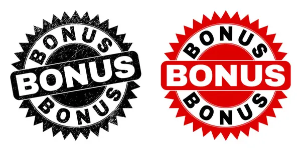 BONUS黒のロゼットシールでコード感 — ストックベクタ