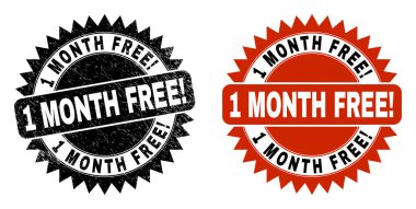 1 AY ÖZGÜRLÜK Kederli Siyah Gül Damgası