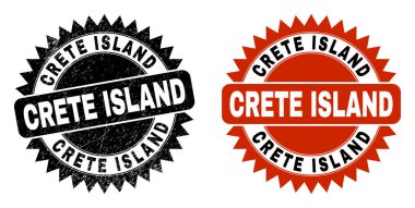 KRETE ADLAND Siyah Güllü Mühür Mührü