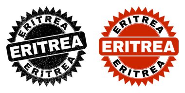 ERITREA Black Rosette Mühür Mührü