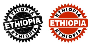 ETHIOPIA Siyah Rosette Filigranı