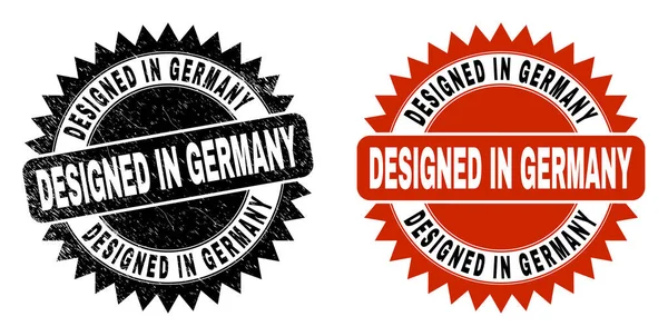 GERÇEK GİRİŞ Black Rosette Damgası Grunge desenli mühür