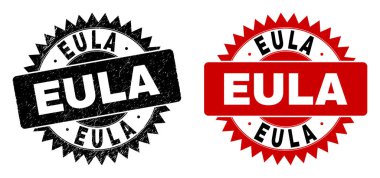 EULA Kauçuk Biçimli Siyah Rosette Damga Mührü