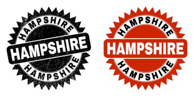 HAMPSHIRE Kirli Yüzeyli Siyah Gül Mührü