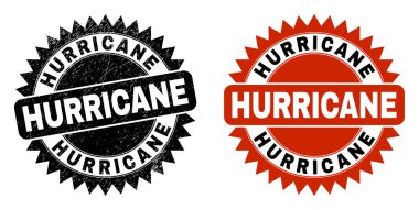 Kauçuk desenli HURRICANE Siyah Gül Mühür Mührü