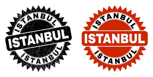 Kirli yüzeyi olan ISTANBUL Siyah Gül Mührü