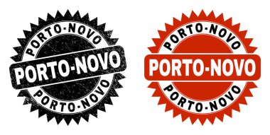 PORTO-NOVO Siyah Rosette Tehlike Yüzeyi Mührü