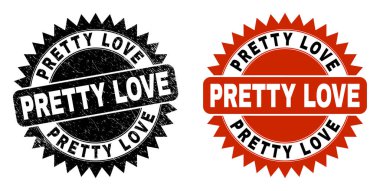 SEVGİLİ SEVGİLİ Siyah Rosette Damga Mührü Tehlike Yüzeyi