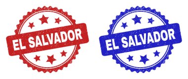 EL SALVADOR Rosette Kirli Doku Mühürleri