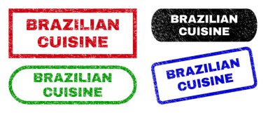 BREZİLYA Dörtgen Kirli Yüzey Kullanımı Filigranı