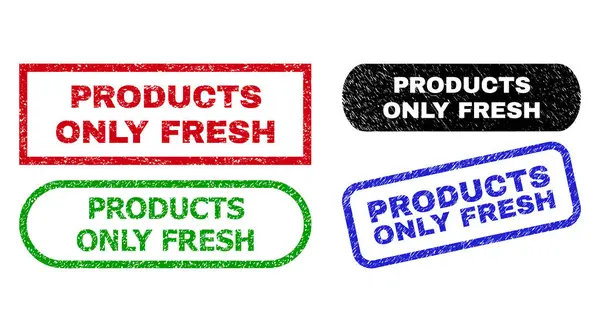 Ürünler Kirli Yüzey Kullanarak Sadece FRESH Dikdörtgen Mühür Mühürleri