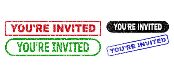 Водяные знаки прямоугольника с нечистой поверхностью