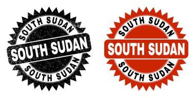 GÜNEY SUDAN Siyah Gül Mührü Aşınmış desenli