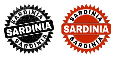 Kirli Biçimli SARDINIA Siyah Gül Mührü