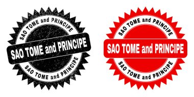 SAO TOME VE PRINCIPE Siyah Gül Mührü