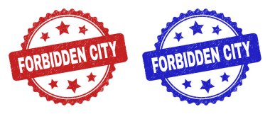 YASAK ŞEHRİ Rosette Tehlike Biçimini Kullanarak Filigranı